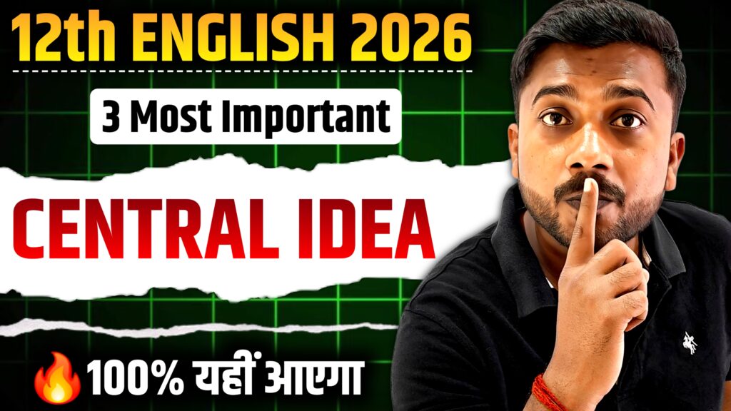 Class 12 English Poems Central Idea in Hindi